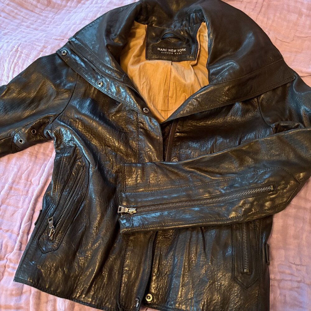Vintage Andrew Marc Biker Jacket XS